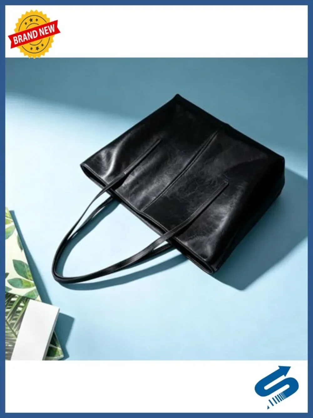 Vintage Genuine Leather Zipper Tote Bag for Women Cowhide Large Work Handbag